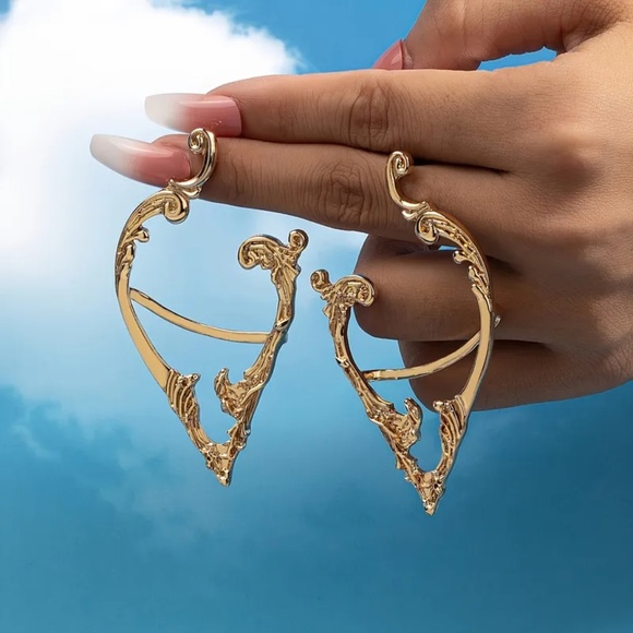 Antique Elf Ear Cuff, Elf Ears, Elf Ear Wraps, piercing - Picture 12 of 12